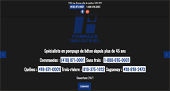 Desktop Screenshot of pompage-industriel.com